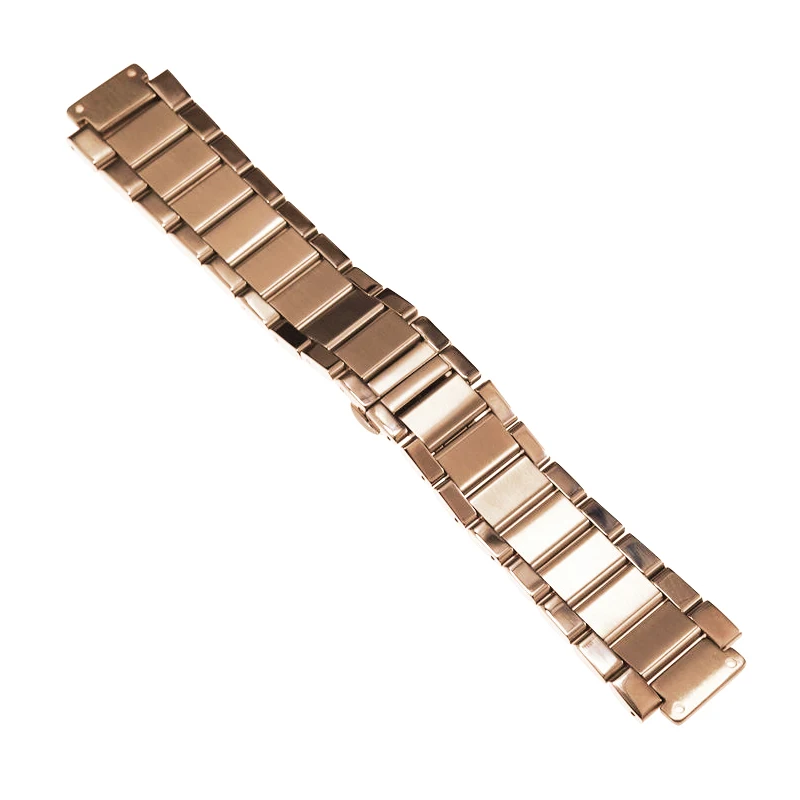 rosegold Аксессуары для часов Ремешок из нержавеющей стали для Hublot мужской ремешок для часов 27*19 мм мужской ремень Топ бренд ремешок для часов серия Fusion - Цвет ремешка: rosegold