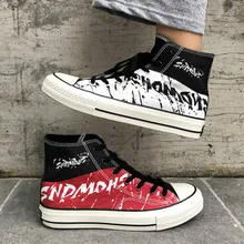 Новое поступление; сезон осень-зима; мужская обувь с высоким берцем; парусиновая Мужская обувь; Мужская обувь в стиле пэчворк; Мужская Вулканизированная обувь; I2-95