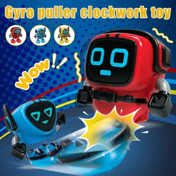 

Gyroscope Toy Rotation Robot Pull Back Battle Educational Gift for Children Kids YJS Dropship