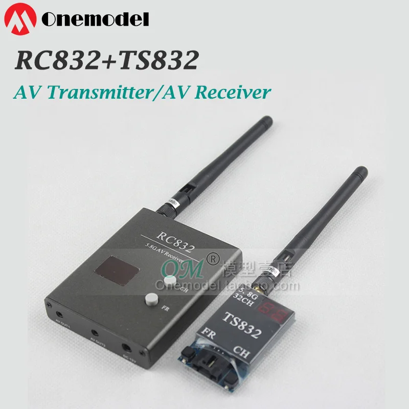 Беспроводной приемник RC832 5 8G 40CH AV ресивер/5 48CH av-передатчик модель модуля TS832 600mw48