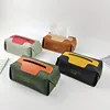 Leather Tissue Box Car Toilet Pumping Box Home Living Room Decoration Bedroom Kitchen Desktop Nordic Large Storage Box Wholesale 5