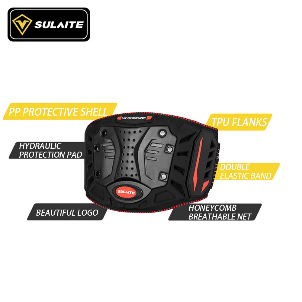 SULAITE Motorcycle for waist protection Tourist motorcycle Cross-country motorcycle Protective Kidney Belt Sports Gear