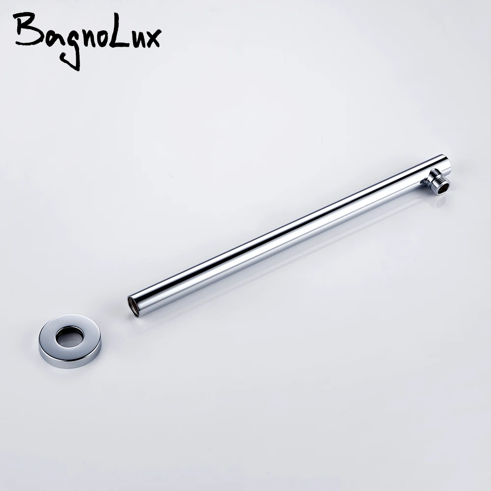Black Shower Head Extension Arm Shower Arm Extension Wall Mount Extension Brass Aliexpress