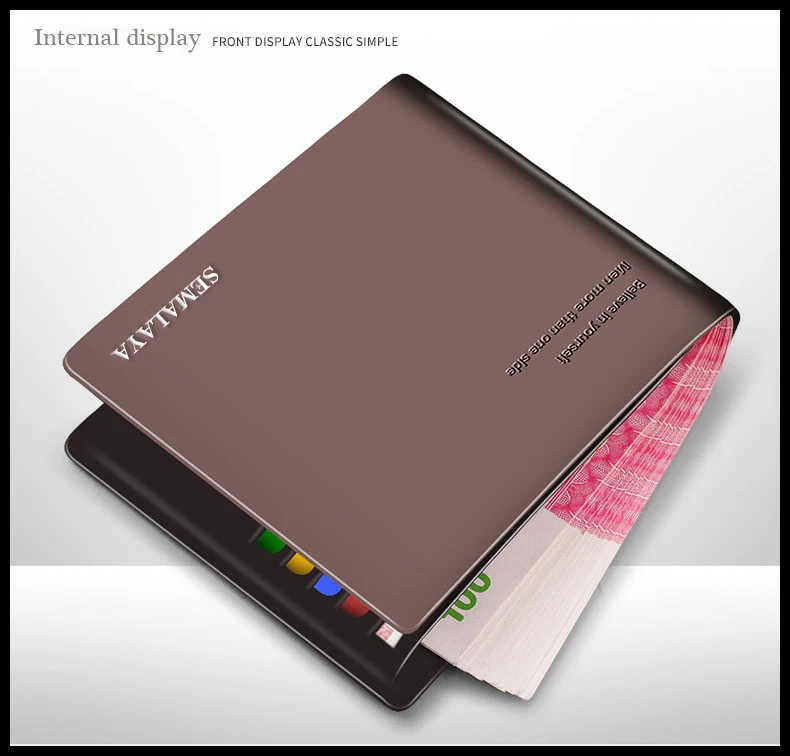 Men Wallet 100% Genuine Leather Men Wallets Premium Product Real Cowhide Wallets for Man Short Black Walet Men Wallet RFID Busin