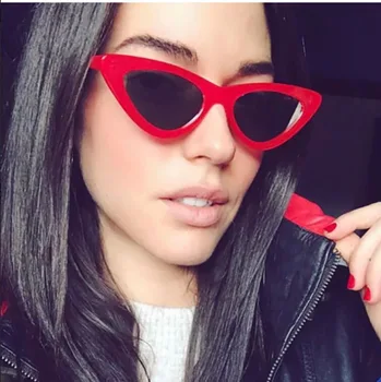 

2020 Fashion Sunglasses Men And Women Personalized Cat's Eye UV-proof Sun Glasses Retro Triangular Glasses Oculos De Sol Uv400