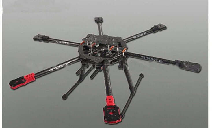 Таро F07803/FY690S/TL68C01 труба из углеродистого волокна 3K из углеродного волокна с 6-осевым самолета складной RC комплект рамы для гексакоптера колесная база 690 мм для DIY FPV Drone