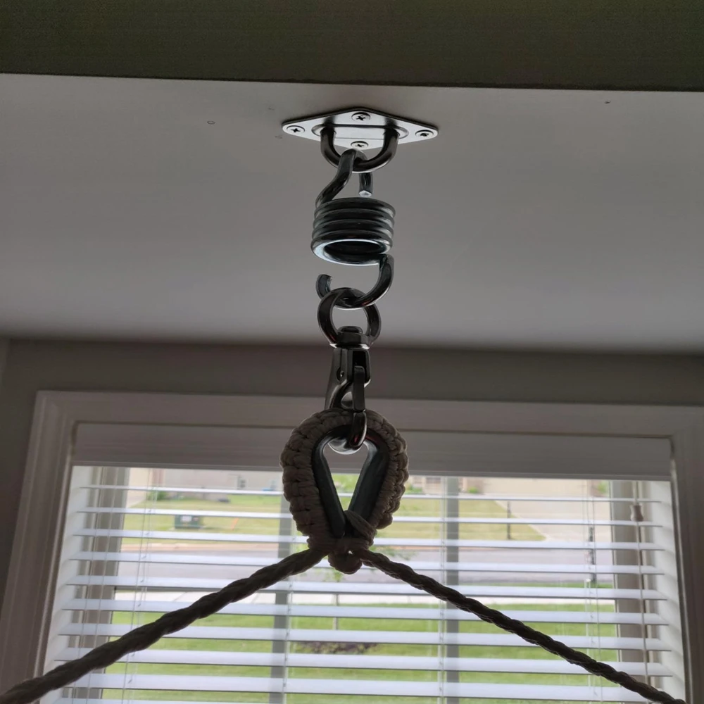 304 Stainless Steel Suspension Bracket Hammock Mount Ceiling Hook Anchor Hanger For Gym Training Aerial Yoga Sex Swing Hanging