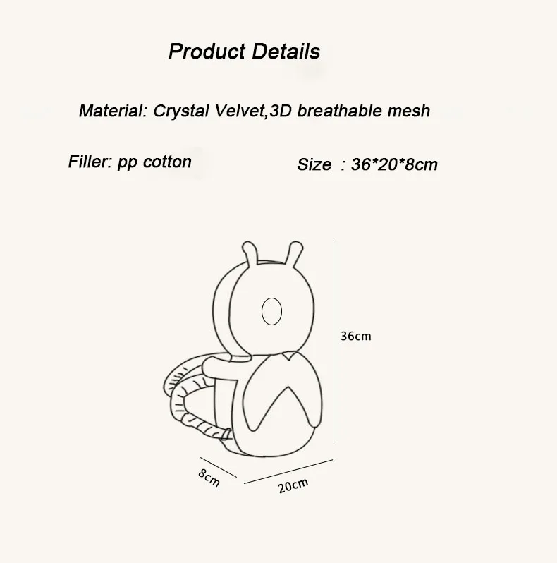 Большая детская подушка для защиты головы, подголовник для малышей, подушка для шеи, милое животное, олень, пчела, ангел, мультяшная Подушка для кормления, защита от падения