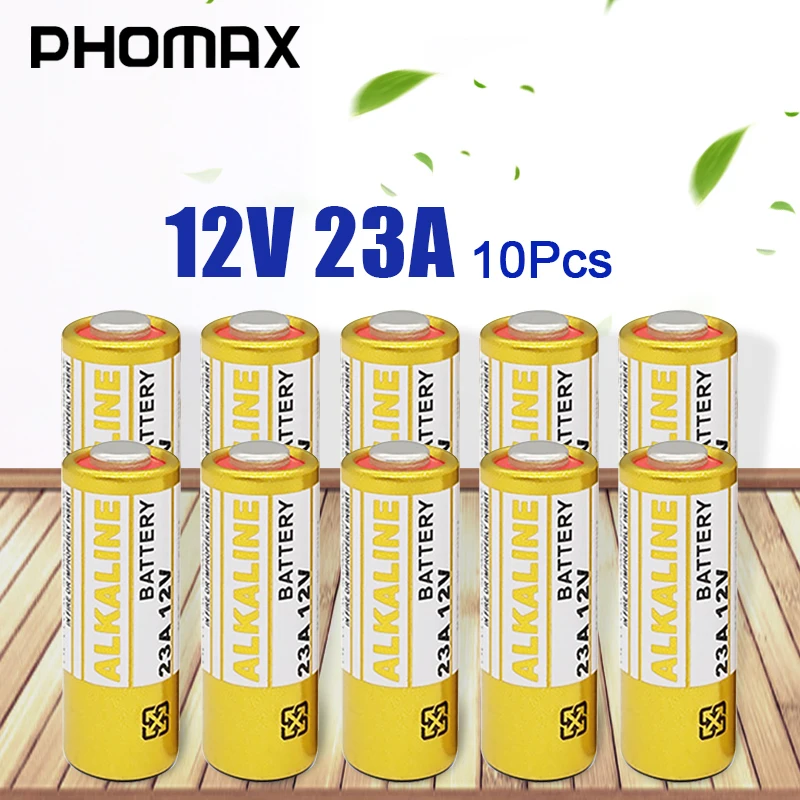 Аккумулятор для часов PHOMAX 10 шт./упак. 12 В 23A CA20 K23A L1028 23AE 21/23 23GA 8LR23 | Электроника