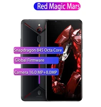 새로운 ZTE Nubia 레드 매직 화성 게임 전화 6.0 "6 GB/8 GB/10 GB RAM 128 GB/256 GB ROM 금어초 845 옥타 코어 안드로이드 9.0 스마트 폰(China)