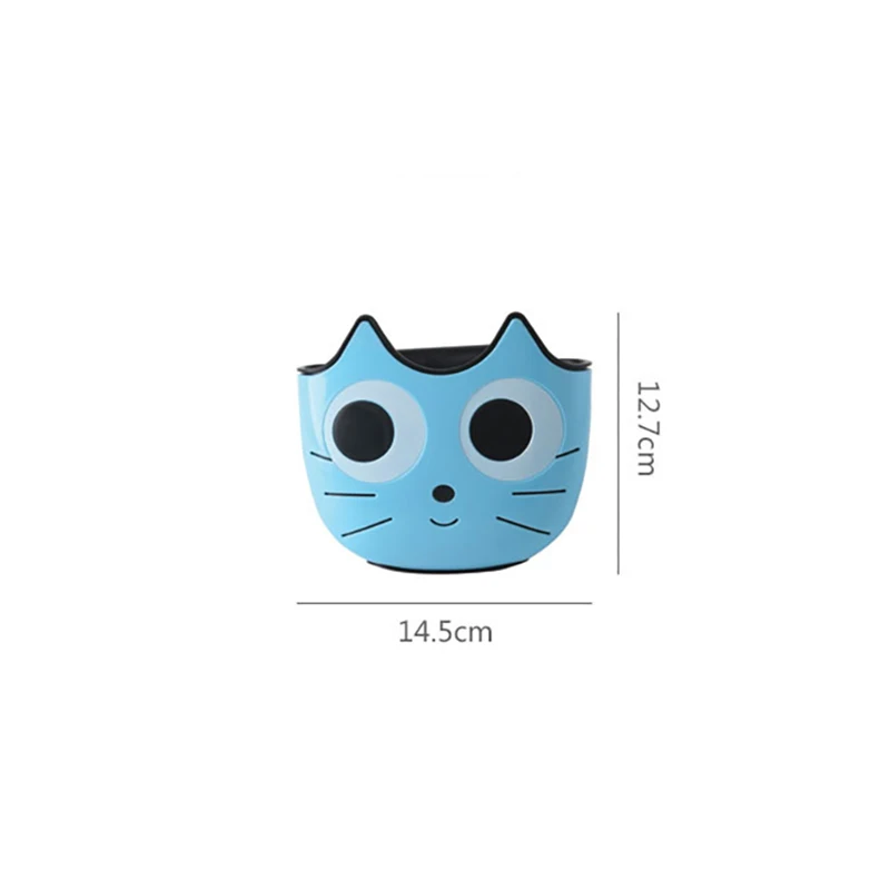 KitchenAce PP Kitty Sponge Holder Kitchen Bathroom Sink Brush Scrubber Soap Storage Rack Kitchen Storage&Organize Gadgets&Tools