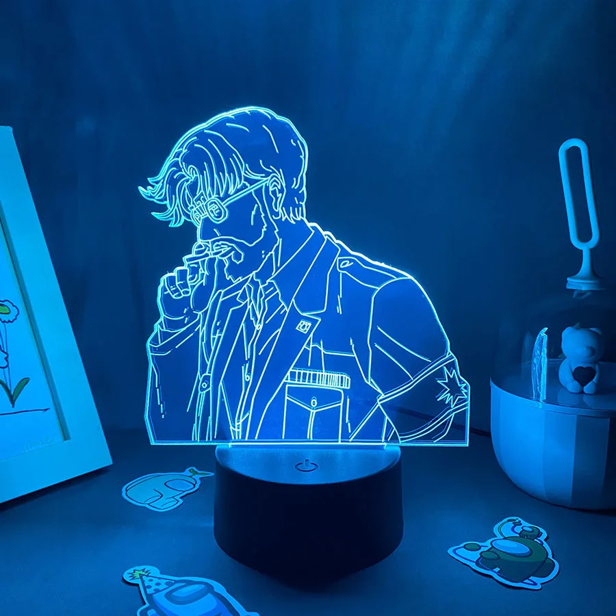 

Anime Attack on Titan Figure Zeke Jaeger Led Night Lights Friend Gifts Manga 3D Lava Lamp Bedroom Table Decor Shingeki no Kyojin