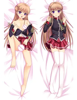 

Walkure Romanze Body Pillow Cover Case Anime Noel Marres Ascot Sexy Girls Peach Skin 2 Way Throw Pillow case
