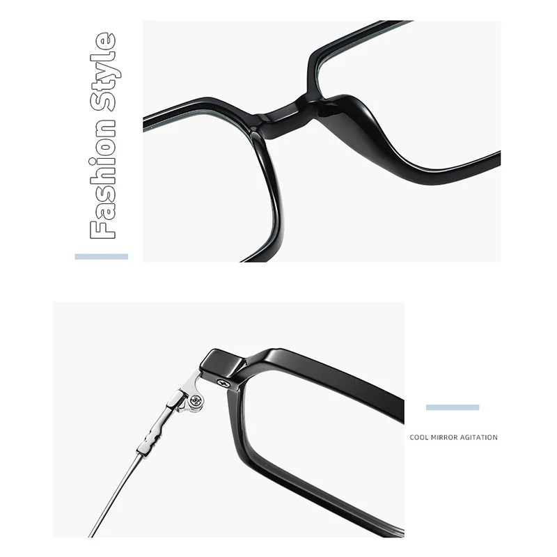 Women Glasses Frame Optical Eyewear Prescription Full Rim Square Woman Stylish Fashion Eyeglasses New Hot Rx-able Frame Glasses - 6