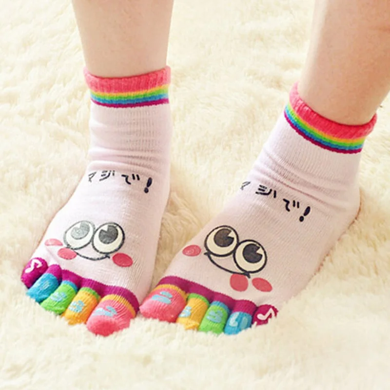 Light pink 3PCS Детские носки с милым лицом, дышащие хлопковые носки для мальчиков и девочек, детские Носки с рисунком - Цвет: Light pink 3PCS