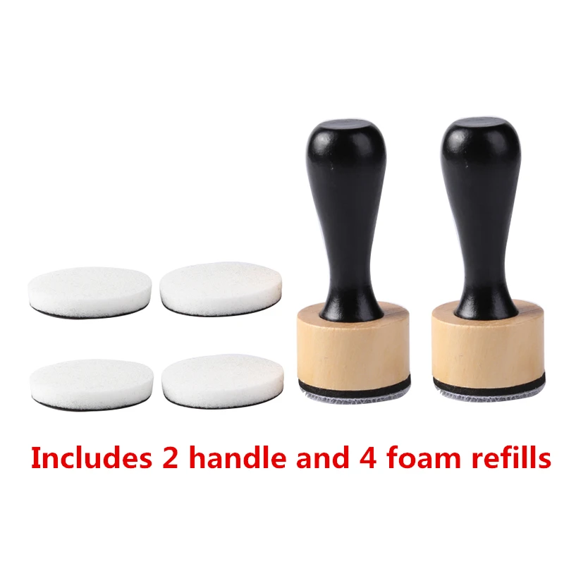 Mini Ink Blending Tools with Round Foams Sponge Round Seal Paint Tool Apply Inks Suitable for Painting and Brushing Diy Handmade 