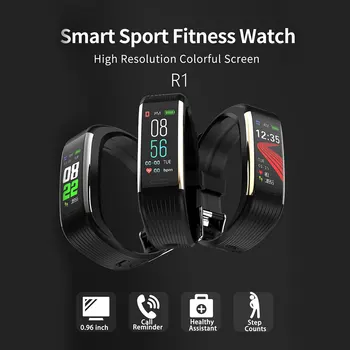 

R1 New Design Universal Smartwatch & Smartband Bluetooth function 0.96 Inch Tracker Step Counting Wristband for sport