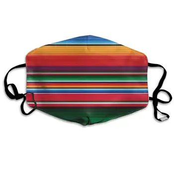 

Color Stripes print Dustproof and windproof mask, washable and reusable, suitable for outdoor sports