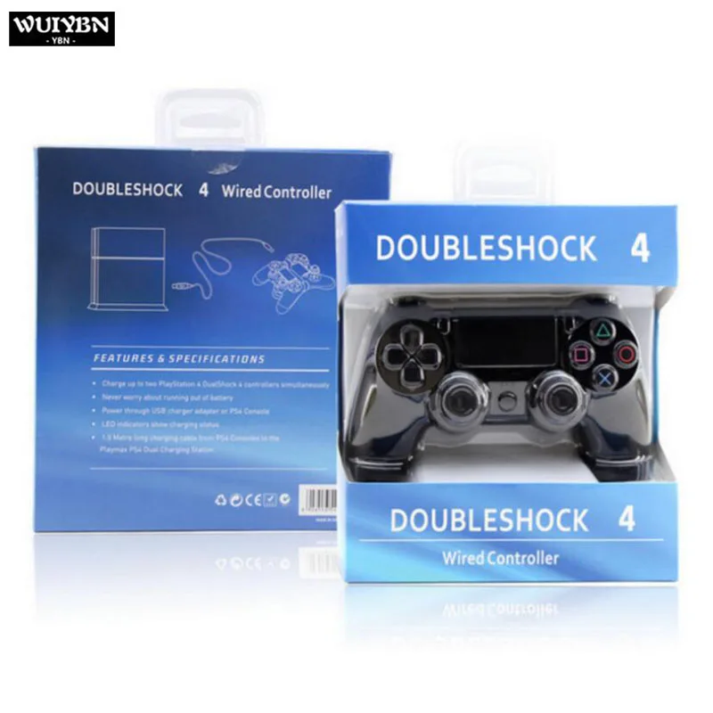 WUIYBN Проводной USB PS4 контроллер игровой джойстик геймпад для SONY playstation 4 консоли ПК паровой джойстик