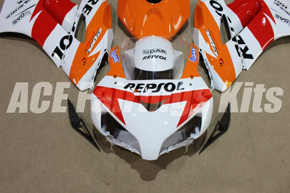 Топ(литье под давлением) ABS полный обтекатель комплект Подходит для Honda CBR1000RR 04 05 2004 2005 Обтекатели набор на заказ крутой стиль Repsol