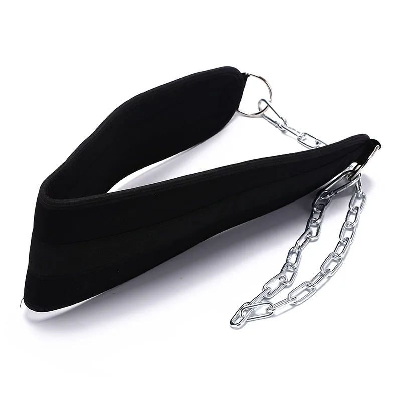 DB Dip Belt Weight Lifting Gym Waist Strength Training Power Building Dipping Chain Dip Belt Gym Waist Pull Up Fitness Equipment - Цвет: DB