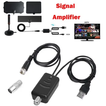 

Hot Amplifier Signal Booster For TV HDTV Antenna With USB Power Supply High Gain Low Noise HDTV Antenna