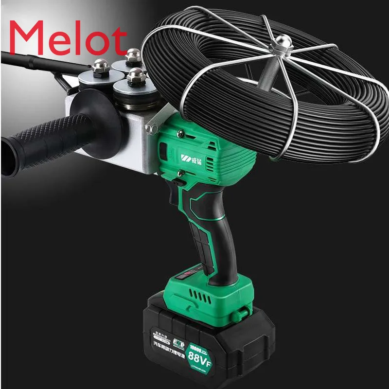 

New CX-8006 88VF 10000MAN electrician fully automatic wall threading machine electric charging cable threading machine 40m / min