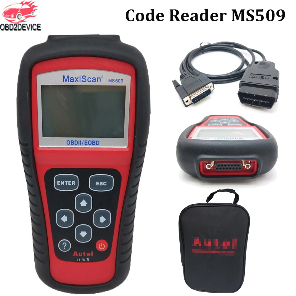 Считыватель кода Autel MaxiScan MS509 OBD/OBD2 автоматический сканер MS 509 автомобильный диагностический инструмент для универсальных автомобилей