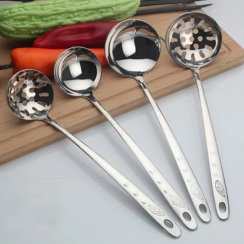 

Set of 2 Stainless Steel Kitchen Accessories Gadgets Cooking Tools Soap Spoon Drainer Utensils Cutlery Filter Strainer