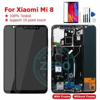 

For Xiaomi Mi 8 LCD Display AMOLED Screen 10 Point Touch Panel Display For Mi8 LCD Digitizer Replacement Repair Parts