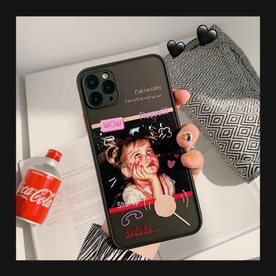 

phone case Cartoon mobile phone shell for iphone11 XR XS 7/8/SE 2020 11pro Xs 7p/8plus X/Xs Funny girl