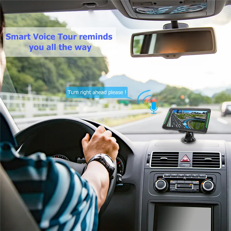 8G gps навигация " сенсорный экран портативный автомобильный грузовик gps Coche Авто Туристический навигатор с карты Северной Америки/Европы/Австралии