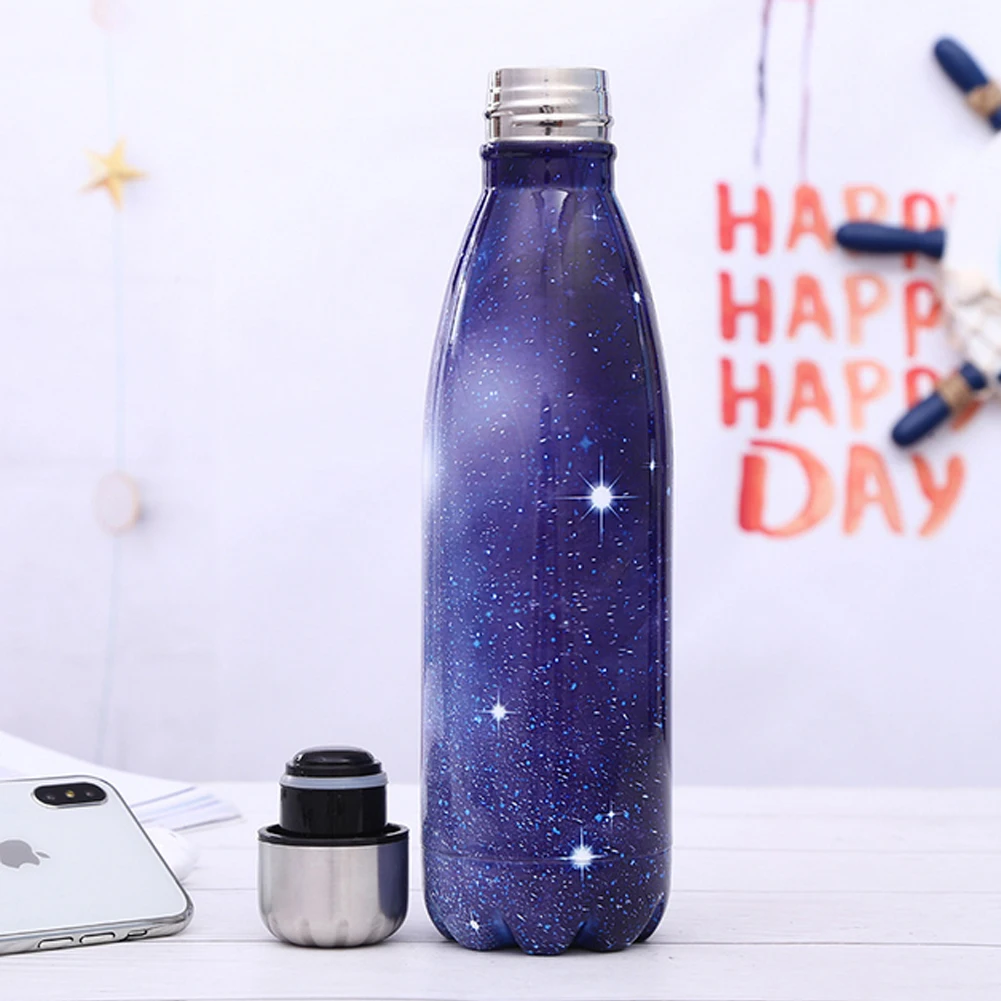 500 мл кружка для путешествий Чай Кофе Вода Вакуумная чашка термос Боулинг бутылка из нержавеющей стали термосы