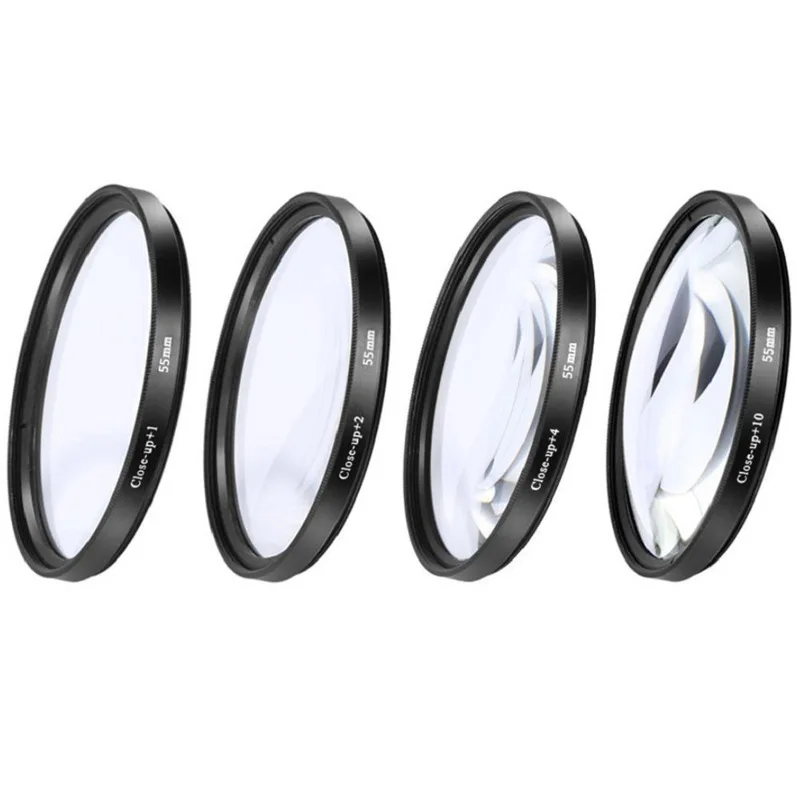 Close Up Macro Camera Lens Filter +1+2+4+10 Diopter Macro Lens Focusing Filter Photography Accessories camera lens filter photography filter