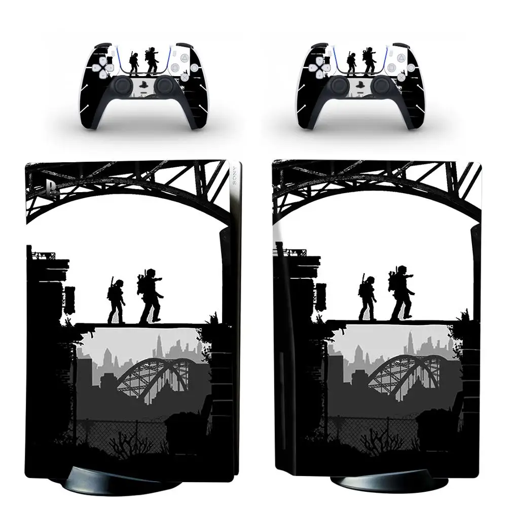 The last of Us PS5 Standard Disc Skin Sticker Decal Cover for PlayStation 5 Console and Controllers PS5 Skin Sticker Vinyl 