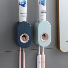 Aliexpress - Bathroom Accessories Set Tooth Brush Holder Automatic Toothpaste Dispenser Holder Toothbrush Wall Mount Rack Bathroom Tools Set