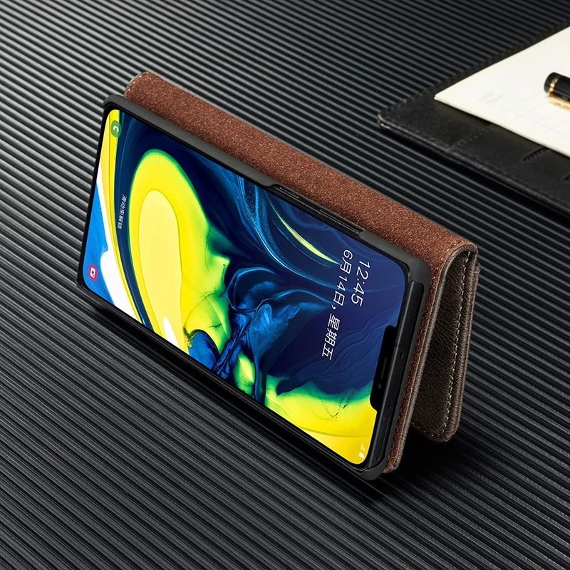 Note10 Роскошный кожаный чехол для samsung Galaxy Note 10 9 8 S8 S9 S10 5G A6 A8 плюс A7 A40 A50 A70 откидная крышка защитный чехол-бумажник на магните чехол