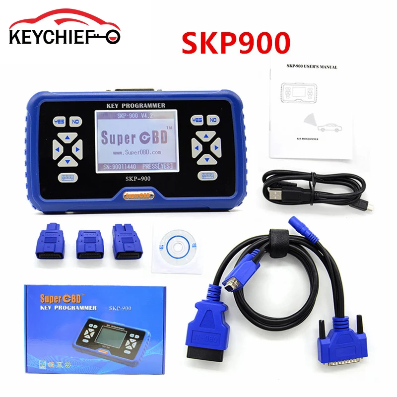 Оригинальный программатор автомобильных ключей SKP900 бесплатное обновление