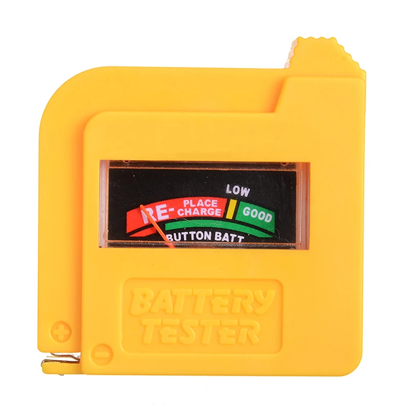 Портативный BT0505 тестер на батарейках с кнопкой проверки напряжения, тестер емкости, указатель, дисплей для AA, AAA, C, D, 9 В, кнопочный элемент