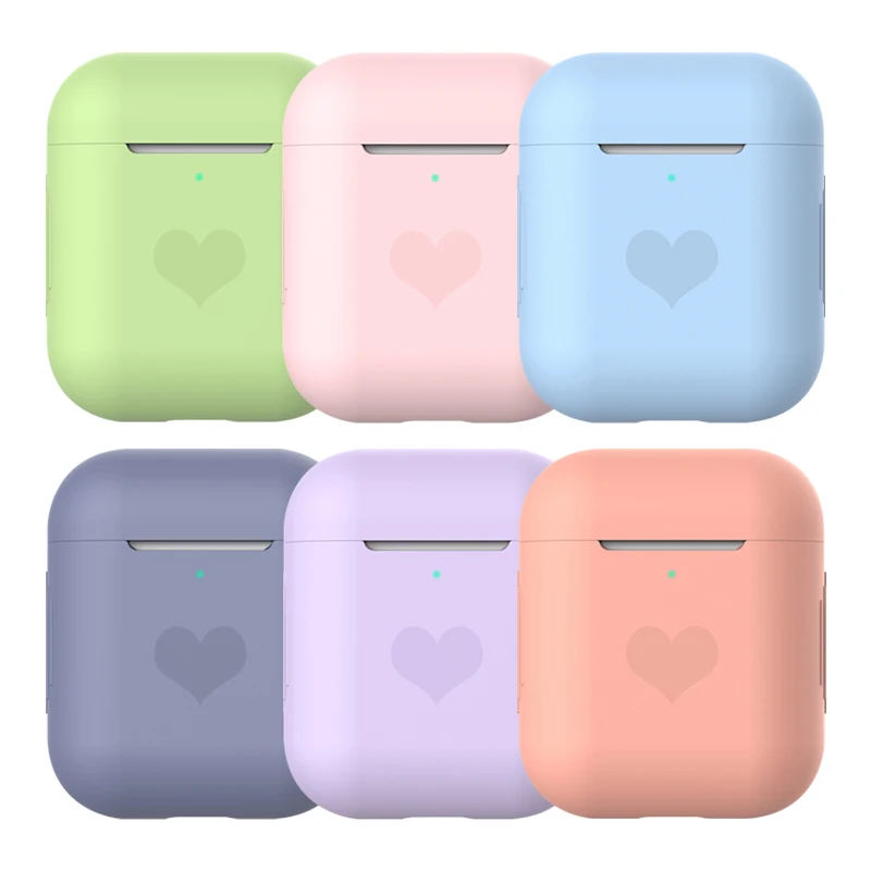 ТПУ подходит для Airpods 1 2 Чехол для гарнитуры наушников Защитный чехол Универсальный беспроводной Bluetooth гарнитура силиконовый чехол