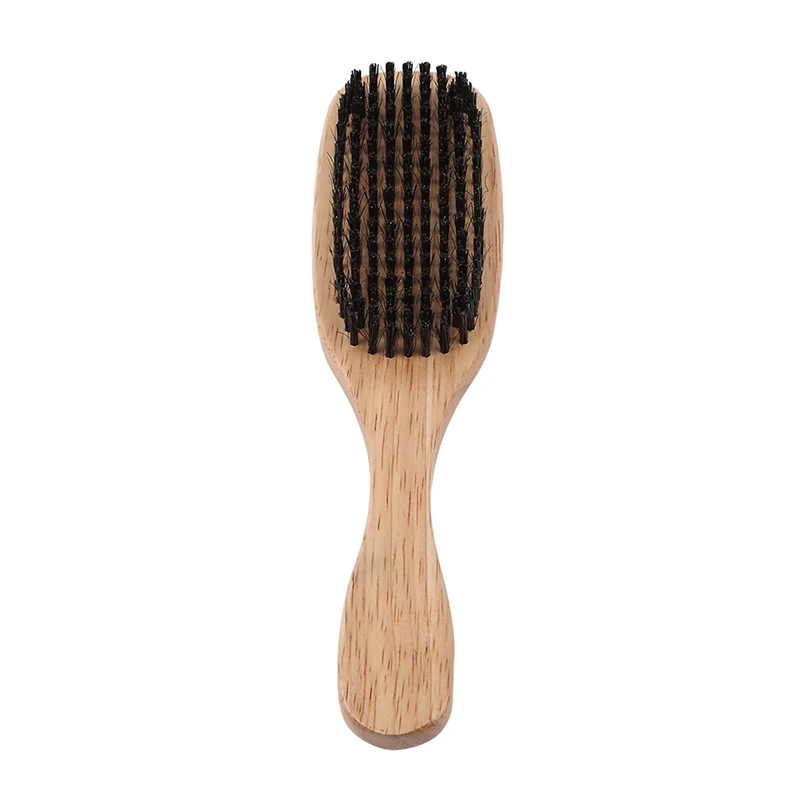 3 Size Wooden Handle Men's Beard Brush Men Mustache Brushes Comb Double-face Facial Hairbrush Male Face Massage - Цвет: 23 x 12 cm
