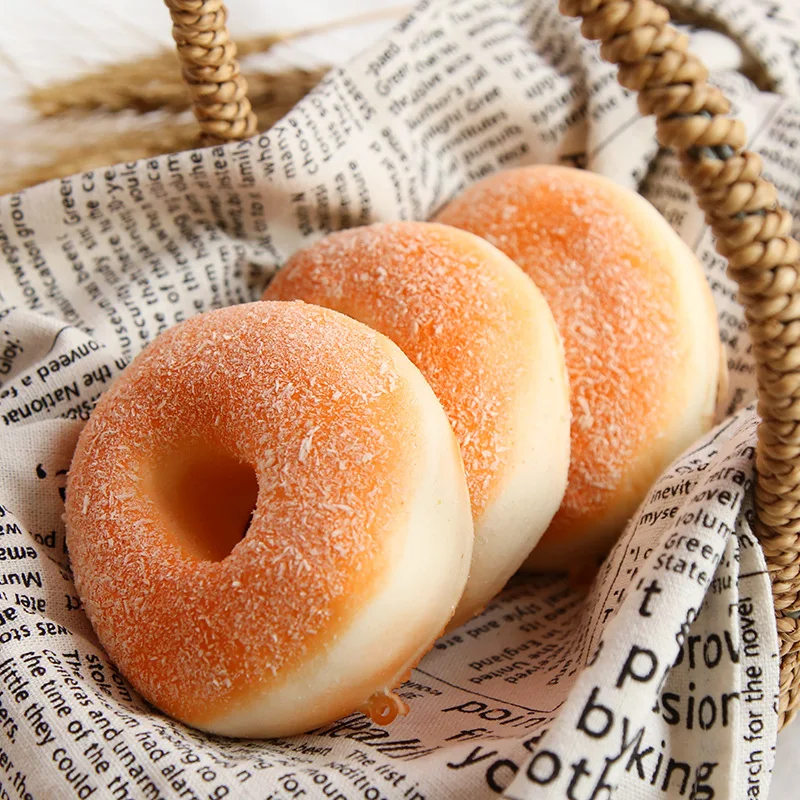 Artificial Bread Simulation Food Model Fake Doughnut Home Decoration Shop Window Display Photography Props Table Decor Funny Toy