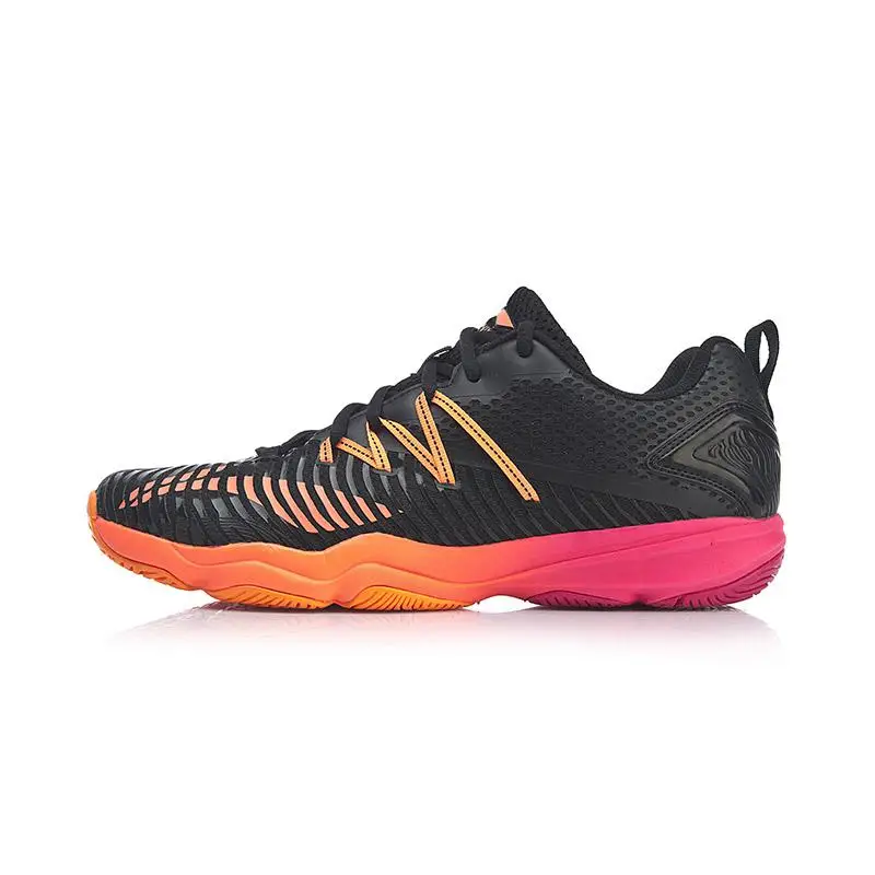 AYTP015-3 Оригинальная профессиональная обувь для бадминтона Li-ning на шнуровке, противоскользящая дышащая пластиковая Мужская Спортивная обувь - Цвет: AYTP015-3