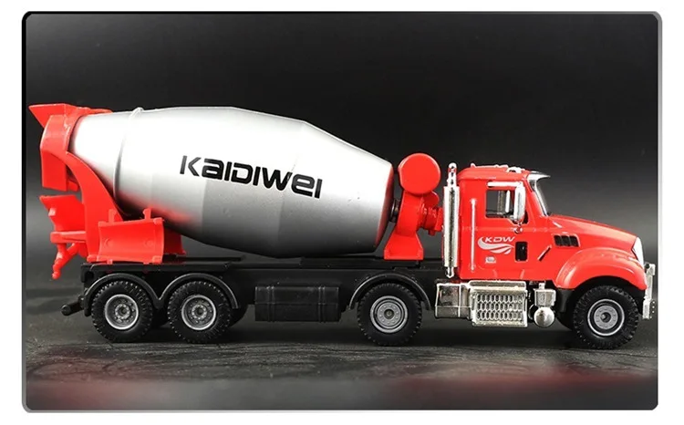 New Products Cadeve Alloy Engineering Vehicle 1: 50 Hardcover Cement Mixer Model CHILDREN'S Car Model