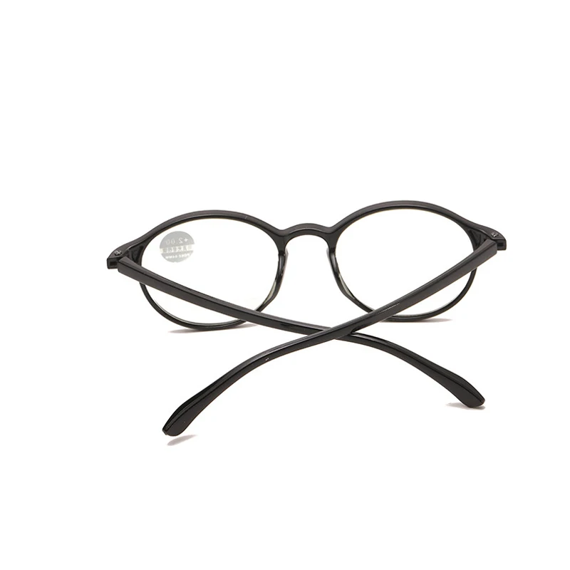 Очки для чтения Seemfly для мужчин и женщин TR90 ультралегкие прозрачные линзы из смолы с круглой оправой, пресбиопические очки для дальнозоркости, унисекс