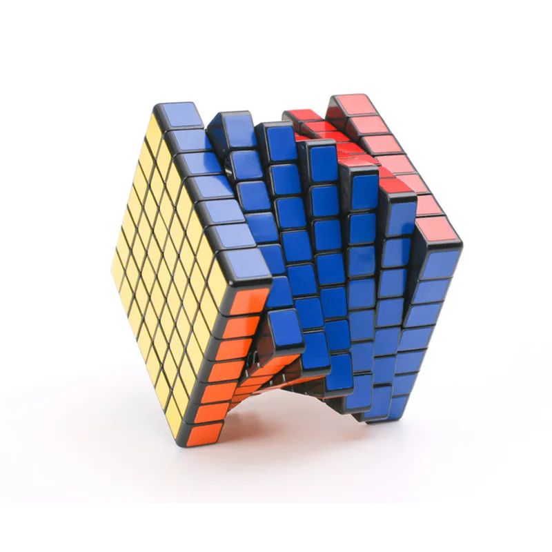 Черный Cubo magico Shengshou 7x7x7 волшебный куб 7 слоев s скоростной куб головоломка Семь слоев черный куб пазл игрушки для детей Детская Подарочная игрушка - Цвет: Черный