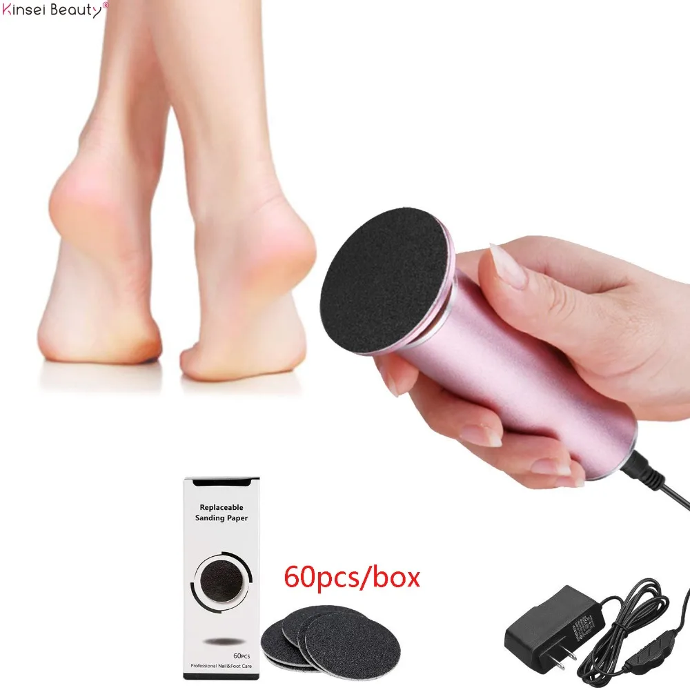 

New Electric Pedicure Tools Foot Care File Callus Feet Cleaning Care Machine & Replacement Sandpaper Leg Heels Remove Dead Skin