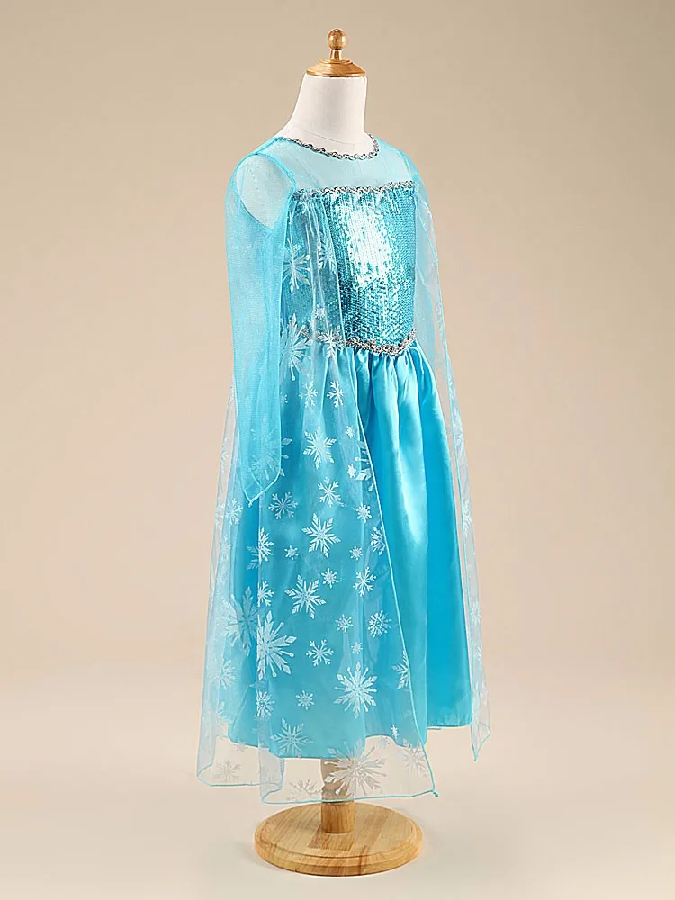 Рождественский костюм для девочек; детское платье принцессы; маскарадное платье Софии, Рапунцель; вечерние маскарадные платья Эльзы, Золушки; вечерние платья