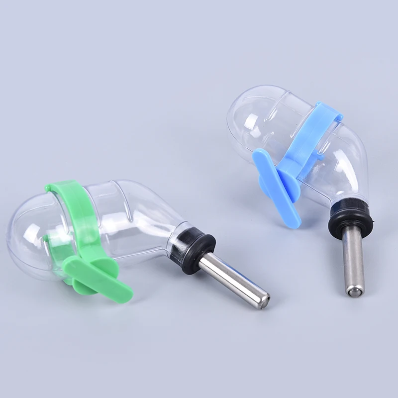 Bebedero automático de acero inoxidable para mascotas, tazón de agua para perros, conejos, mascota hámster, dispensador de agua