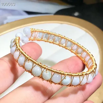 

Natural Emerald beads Carved Adjustable Bracelet Bangle Charm Jewellery Fashion Accessories Hand-Carved Man Luck Amulet